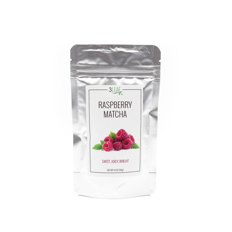 Tea Shop 3 Leaf Tea Loose Leaf | Raspberry Matcha