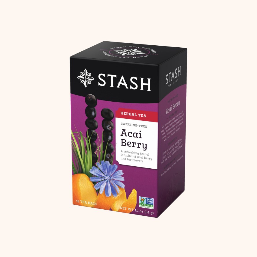 Tea Shop Stash Tea Sachet + Bagged | Acai Berry