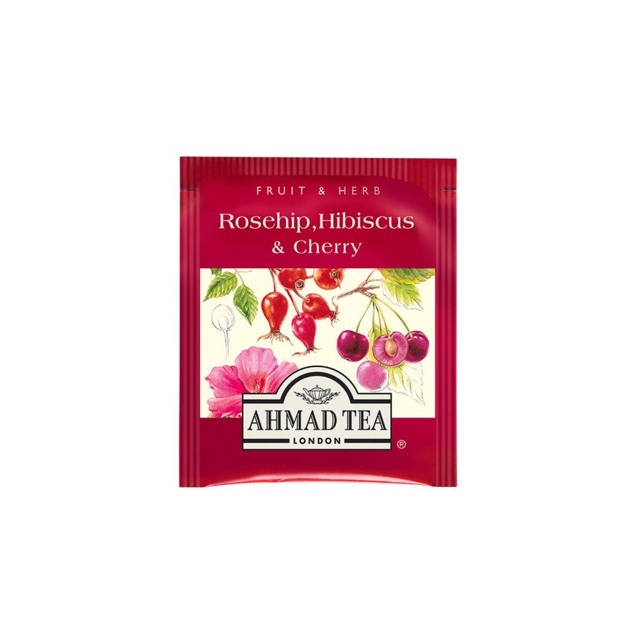 Tea Shop Ahmad Tea Sachet + Bagged | Rosehip, Hibiscus & Cherry