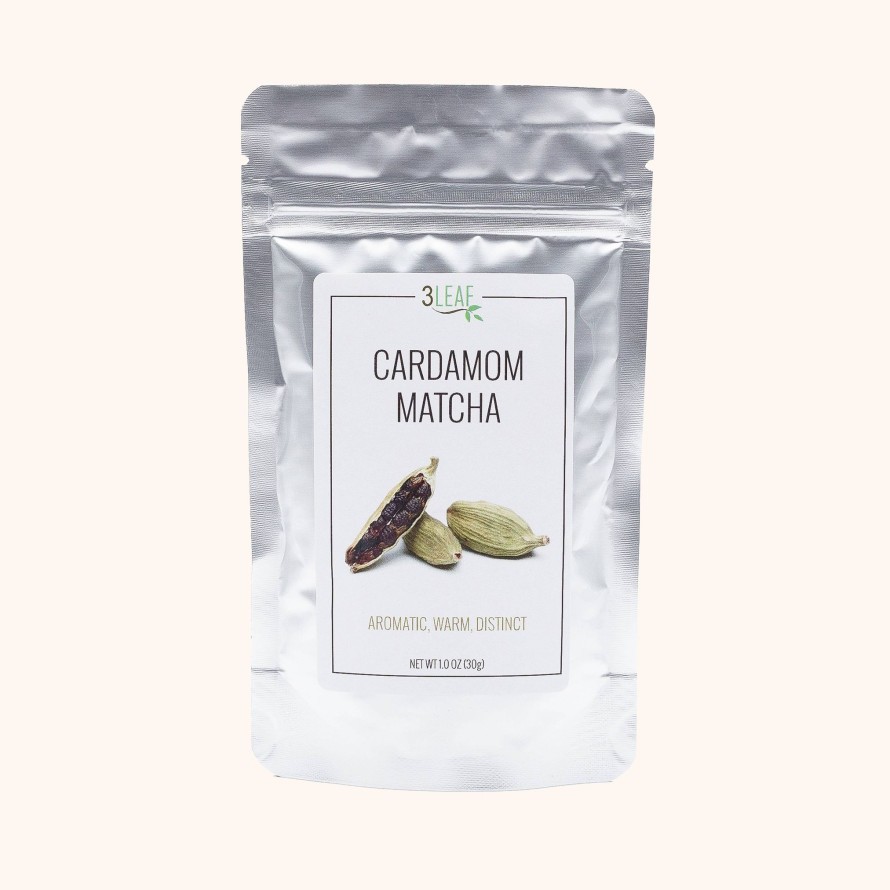 Tea Shop 3 Leaf Tea Loose Leaf | Cardamom Matcha