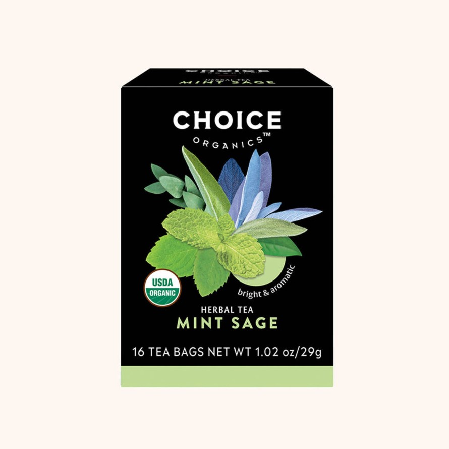 Tea Shop Choice Organics Fruity | Organic Mint Sage Tea