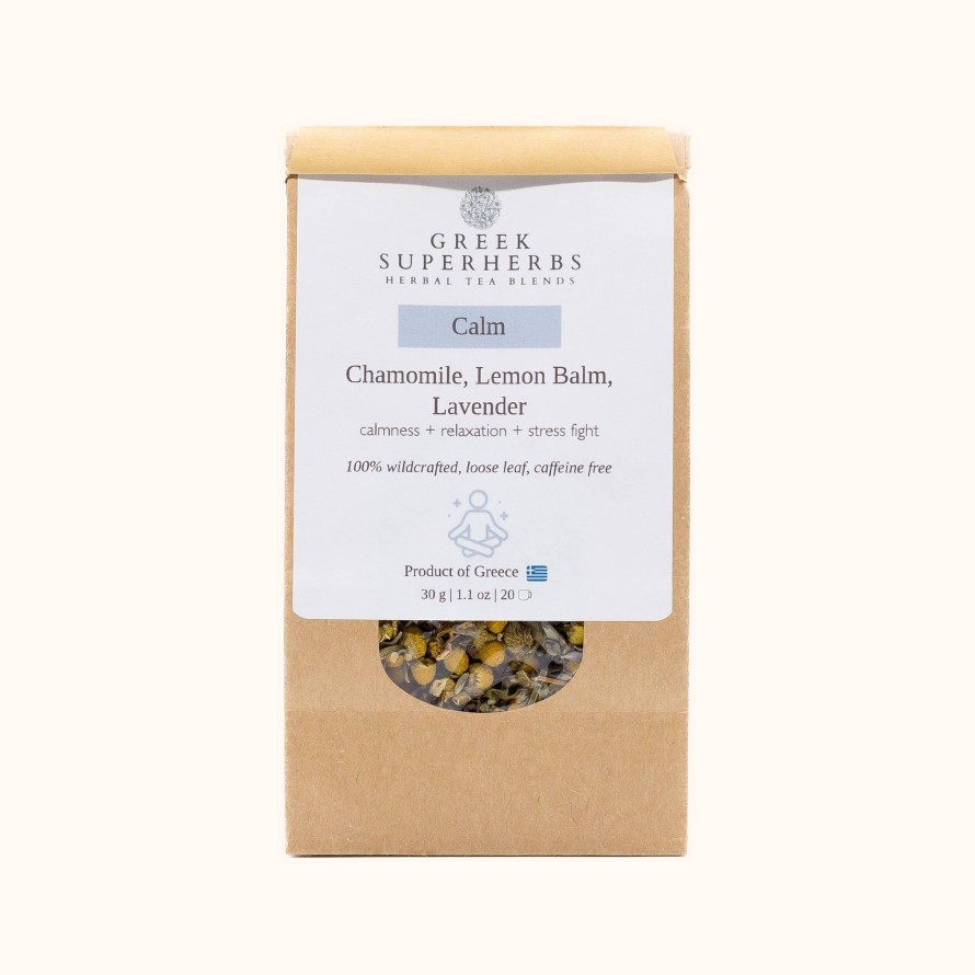 Tea Shop Greek Superherbs Loose Leaf | Calm