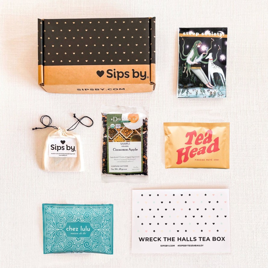 Tea Shop Sips by Discovery Tea Kits | Wreck The Halls Tea Box