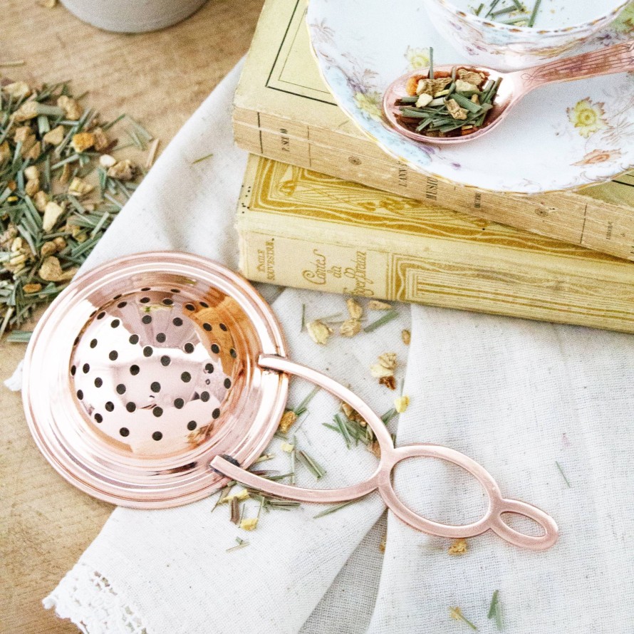 Teaware Coppermill Kitchen | Vintage-Inspired Copper Tea Strainer