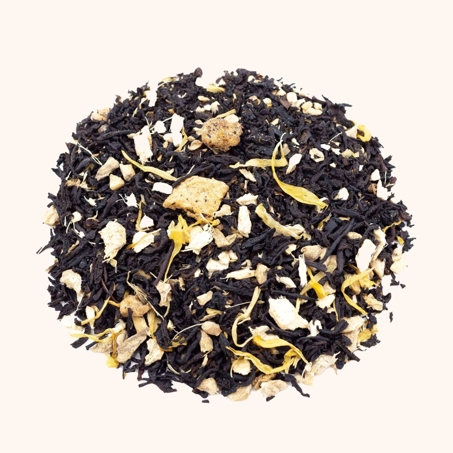 Tea Shop Happy Lucky's Loose Leaf | Ginger Peach