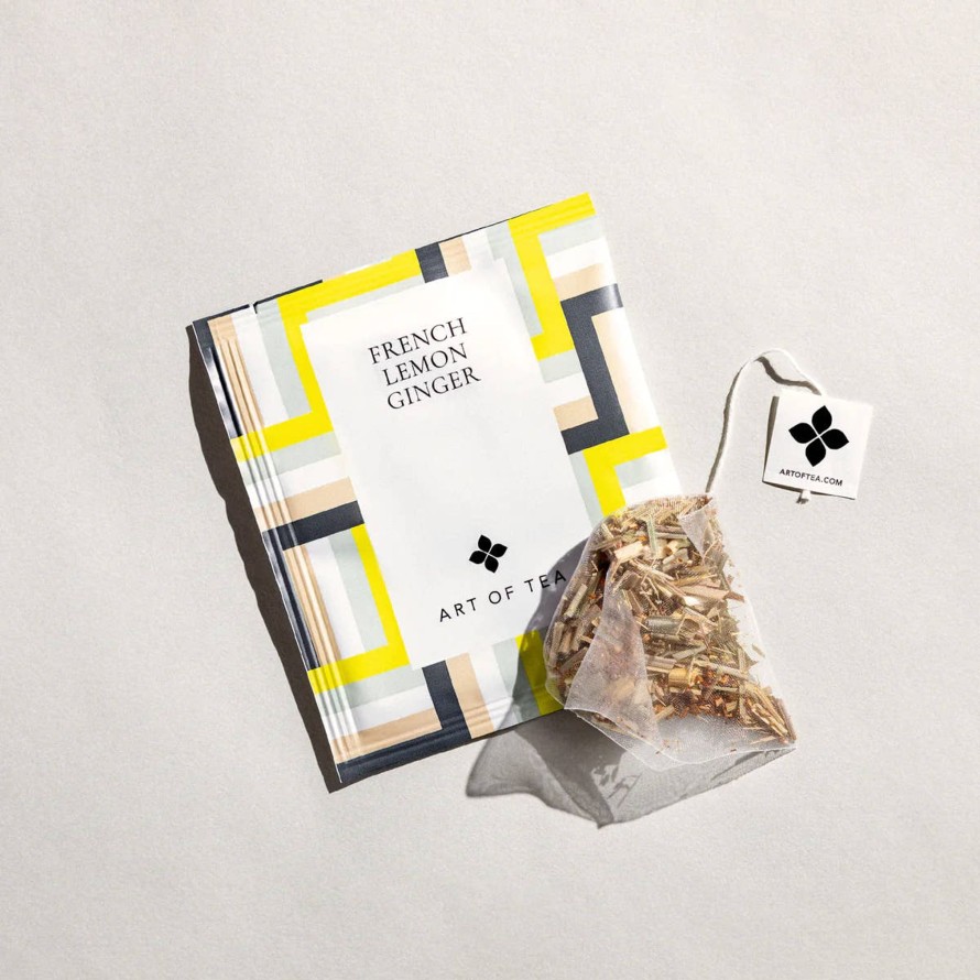 Tea Shop Art of Tea Sachet + Bagged | French Lemon Ginger