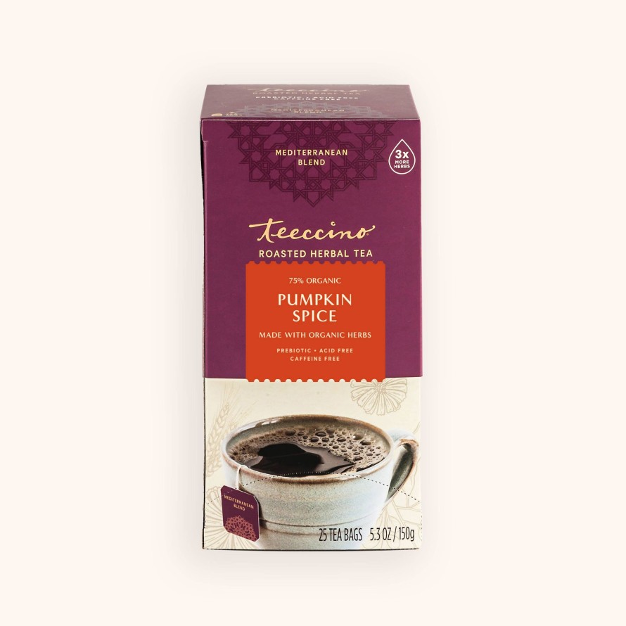 Tea Shop Teeccino Herbal | Pumpkin Spice Chicory Roasted Herbal Tea