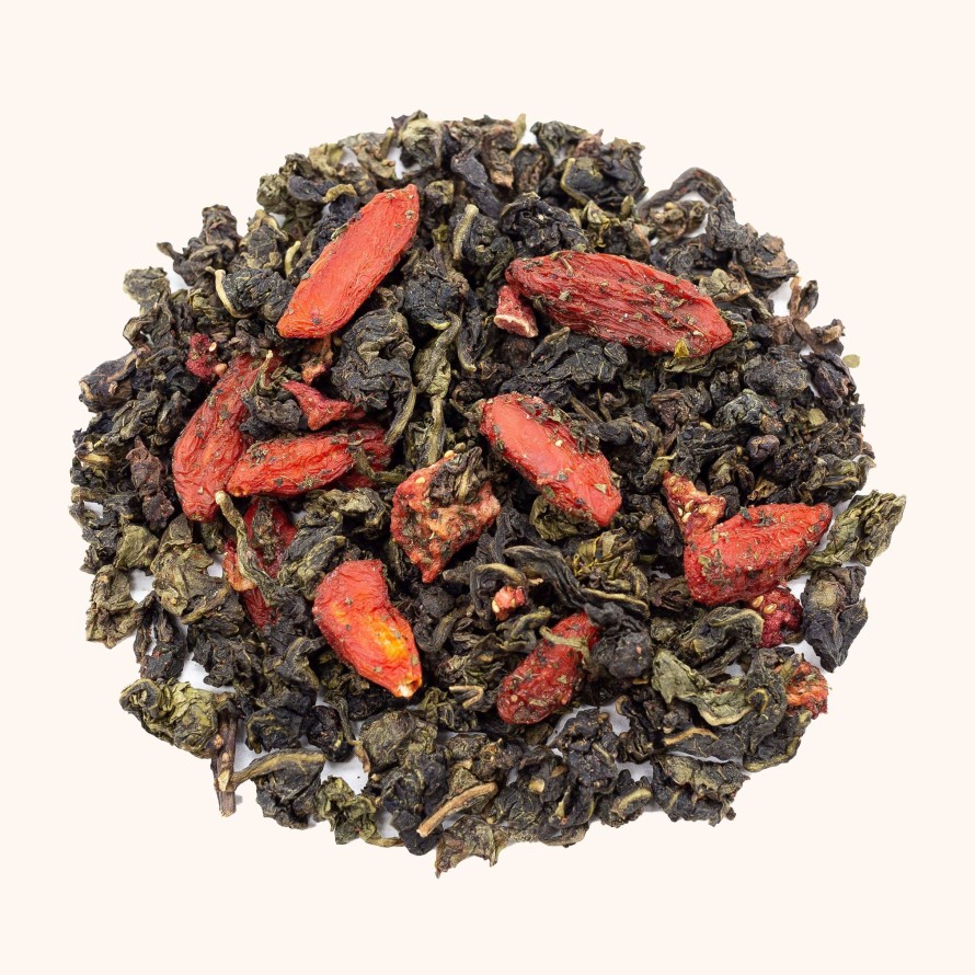 Tea Shop Happy Lucky's Loose Leaf | Strawberry Oolong