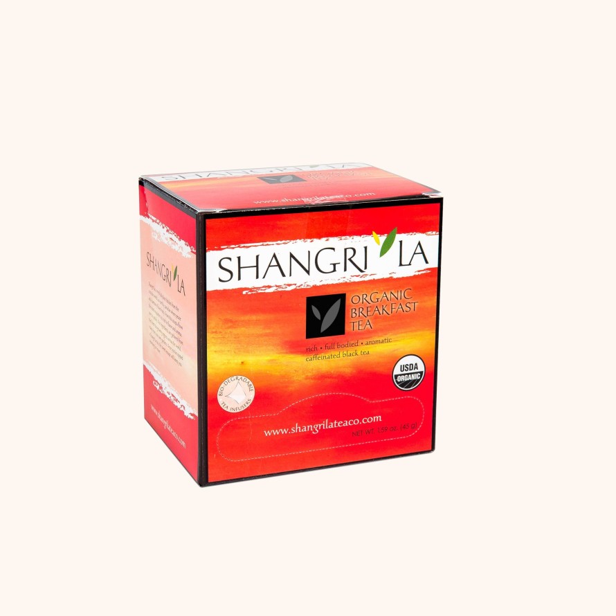 Tea Shop Shangri La Teas Sachet + Bagged | Organic Breakfast Tea