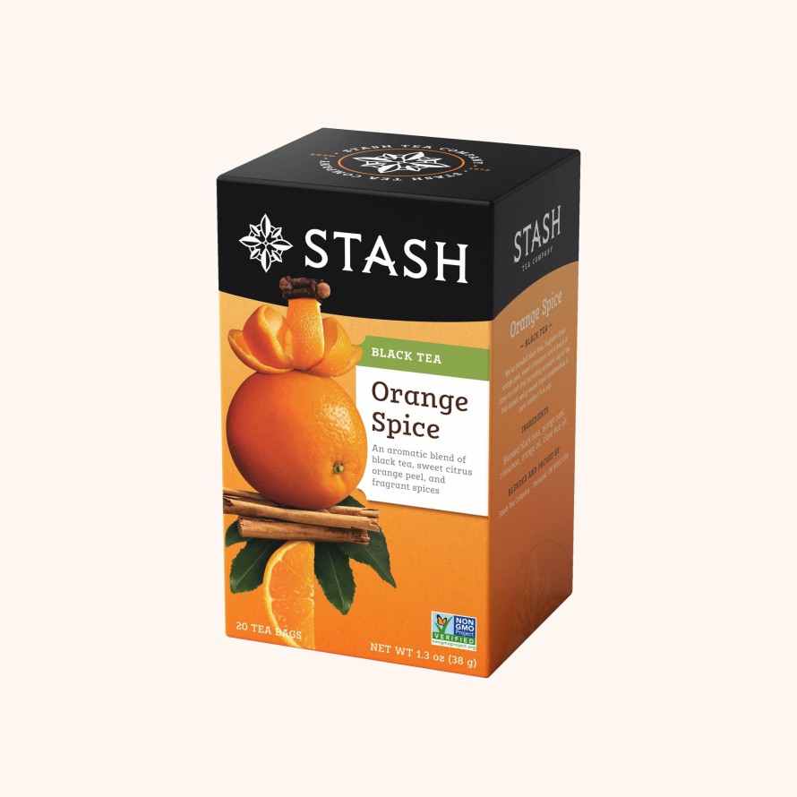 Tea Shop Stash Tea Sachet + Bagged | Orange Spice Black Tea