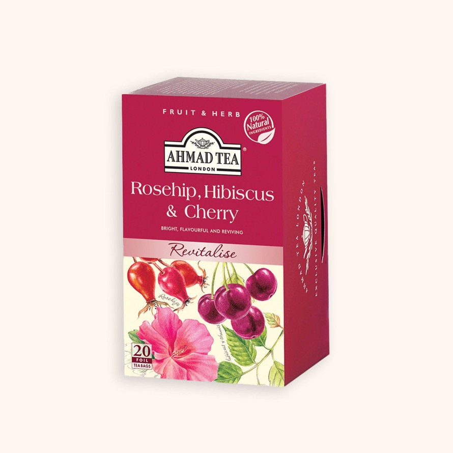 Tea Shop Ahmad Tea Fruity | Rosehip, Hibiscus & Cherry