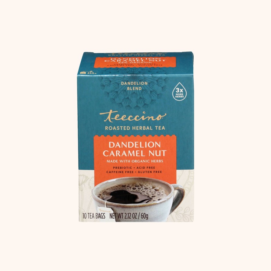 Tea Shop Teeccino Sachet + Bagged | Dandelion Caramel Nut