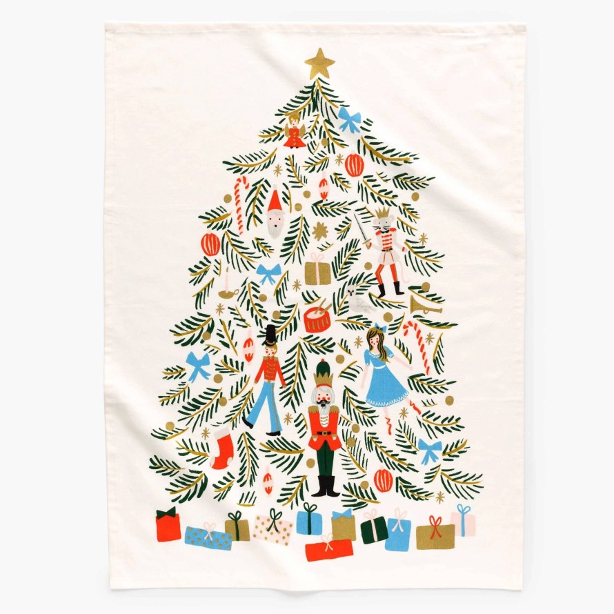 Teaware Rifle Paper Co. | Christmas Tree Tea Towel