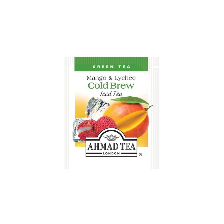 Tea Shop Ahmad Tea Sachet + Bagged | Mango & Lychee Cold Brew Iced Tea