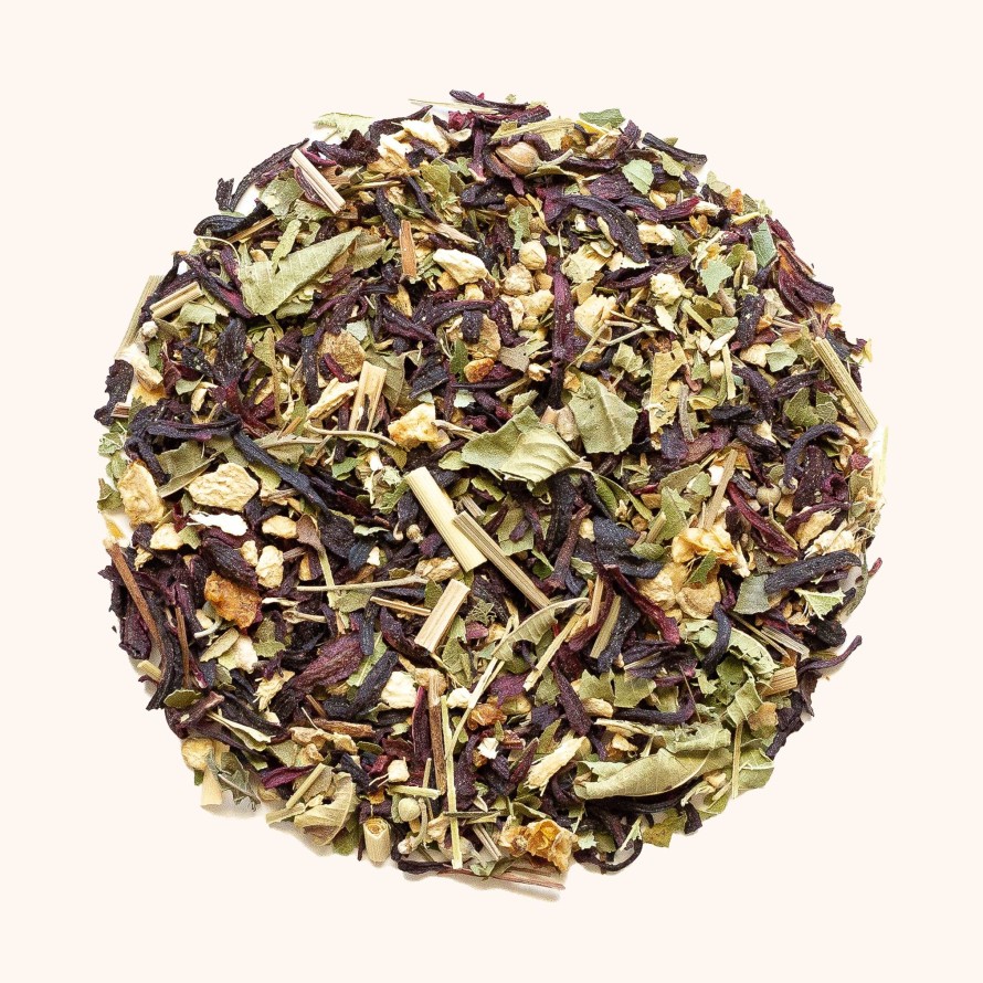 Tea Shop Happy Lucky's Loose Leaf | Hibiscus Ginger Lemon