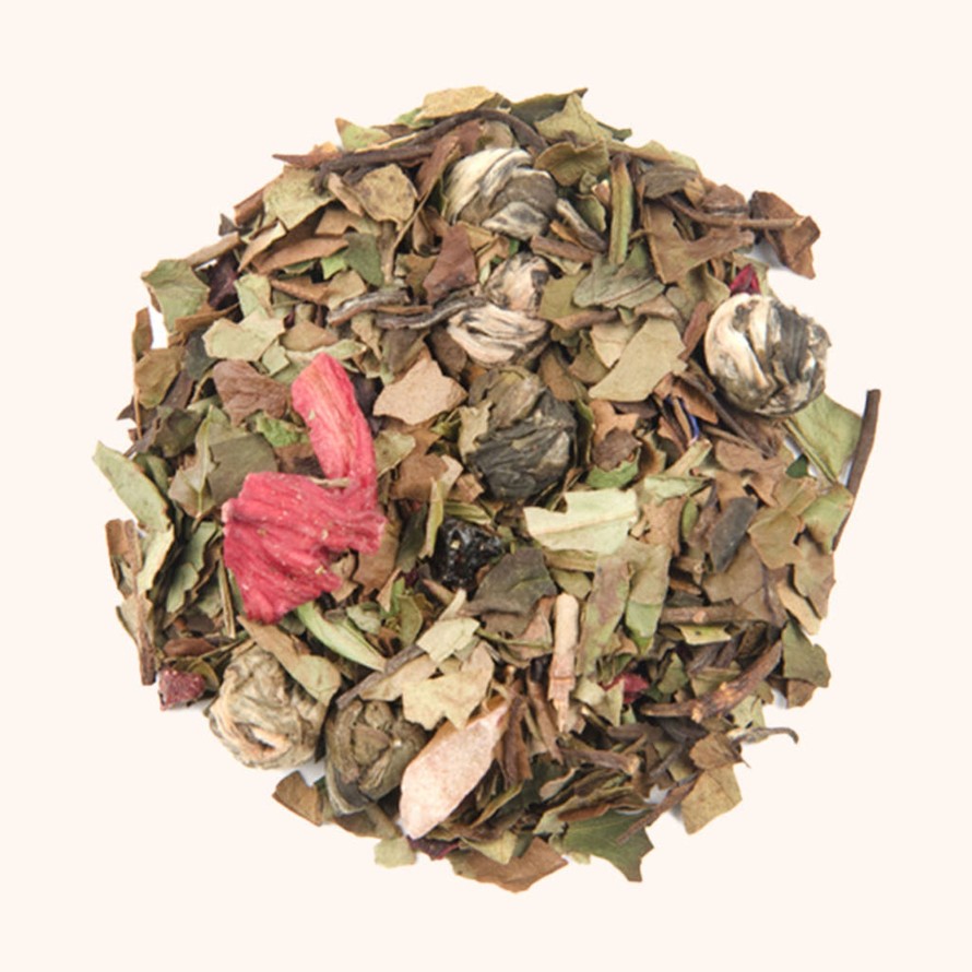 Tea Shop Churchill's Fine Teas Loose Leaf | White Peachberry Jasmine Pearls