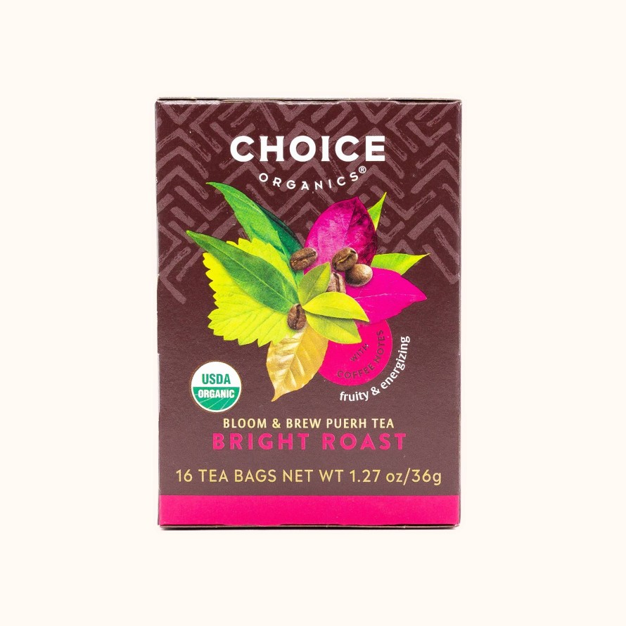 Tea Shop Choice Organics Sachet + Bagged | Organic Bright Roast Tea