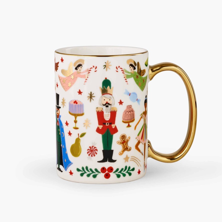 Teaware Rifle Paper Co. | Nutcracker Porcelain Mug