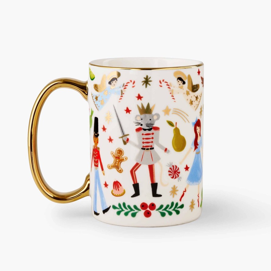 Teaware Rifle Paper Co. | Nutcracker Porcelain Mug