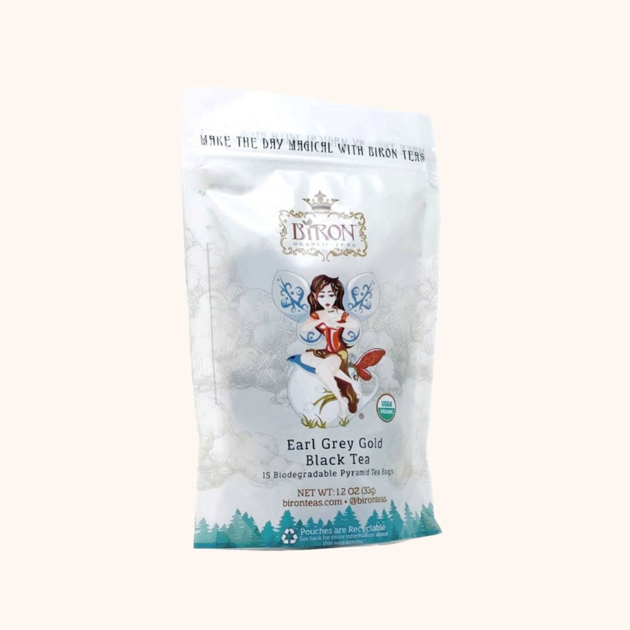 Tea Shop Biron Teas Sachet + Bagged | Organic Earl Grey Gold