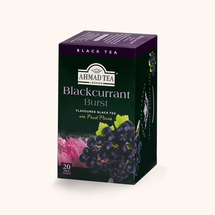 Tea Shop Ahmad Tea Sachet + Bagged | Blackcurrant Burst Black Tea