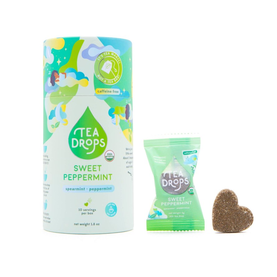 Tea Shop Tea Drops Herbal | Sweet Peppermint Tea Drops