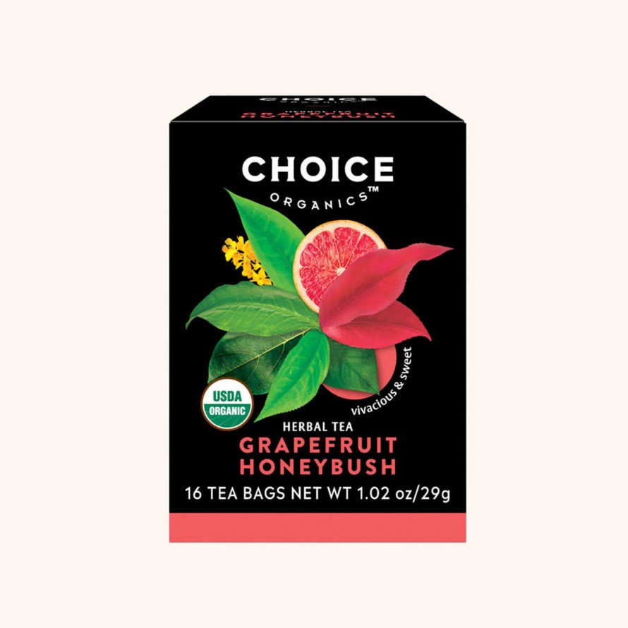 Tea Shop Choice Organics Sachet + Bagged | Organic Grapefruit Honeybush