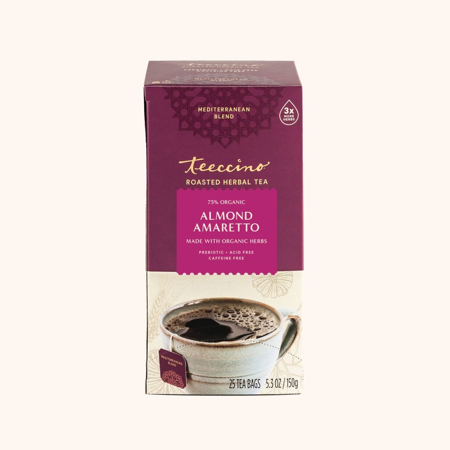 Tea Shop Teeccino Herbal | Almond Amaretto Chicory Herbal Tea