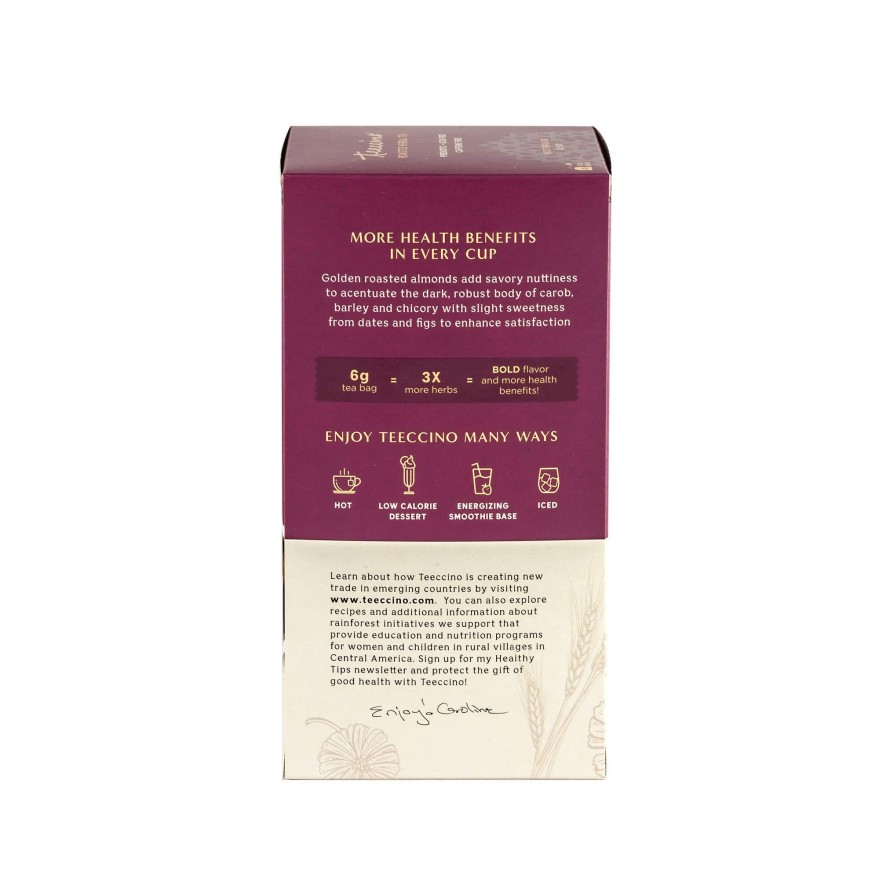 Tea Shop Teeccino Herbal | Almond Amaretto Chicory Herbal Tea