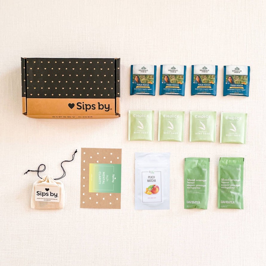 Tea Shop Sips by Discovery Tea Kits | Mental Clarity Tea Box