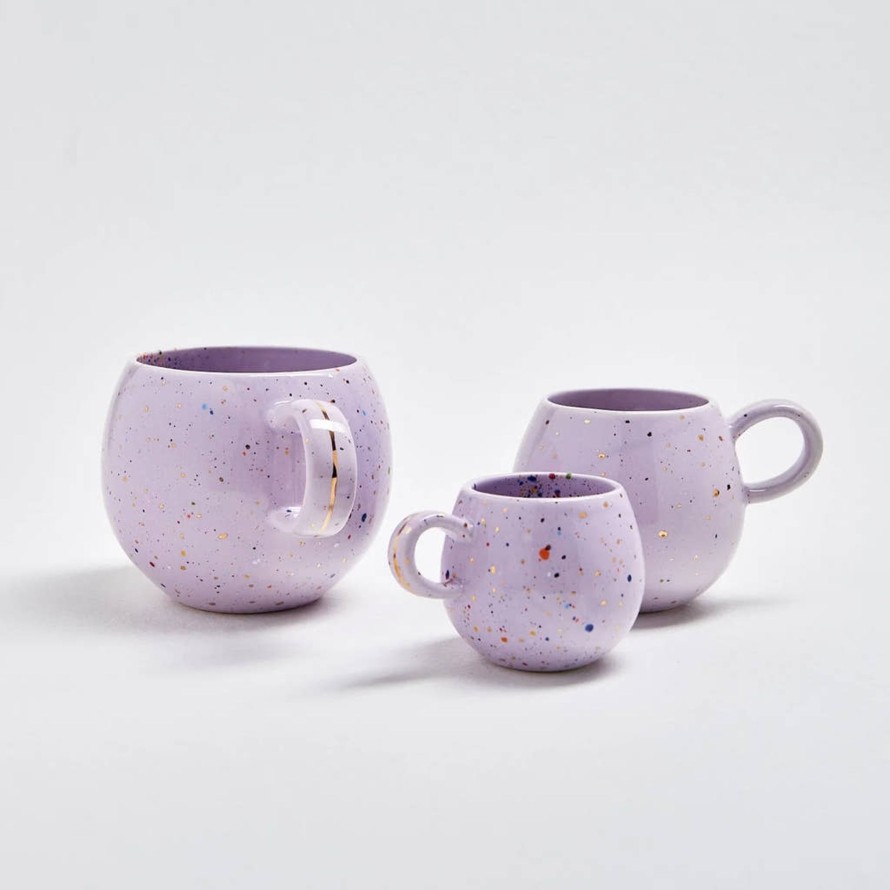 Teaware Egg Back Home | Lilac Party Mug - 24K Gold Edition