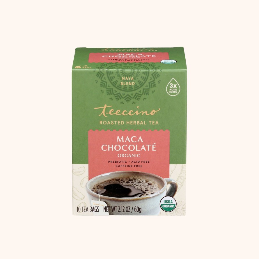 Tea Shop Teeccino Herbal | Maca Chocolate Chicory Roasted Herbal Tea