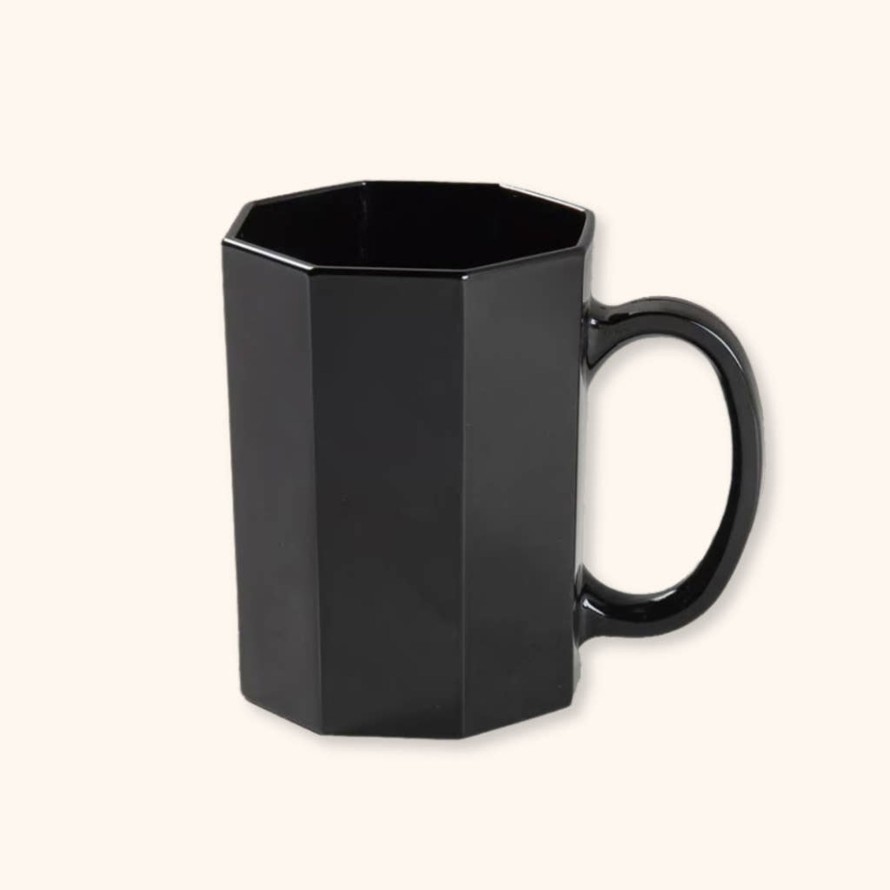 Teaware Arcoroc | Vintage Geo Black Magic Mug