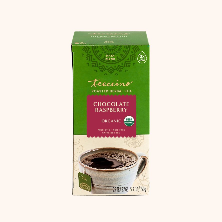 Tea Shop Teeccino Herbal | Chocolate Raspberry Roasted Herbal Tea