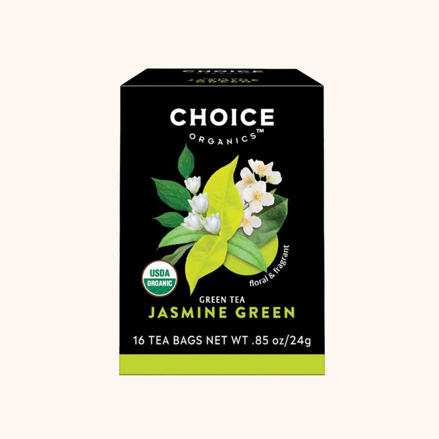 Tea Shop Choice Organics Sachet + Bagged | Organic Jasmine Green Tea