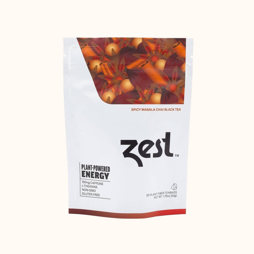 Tea Shop Zest Tea Sachet + Bagged | Spicy Masala Chai