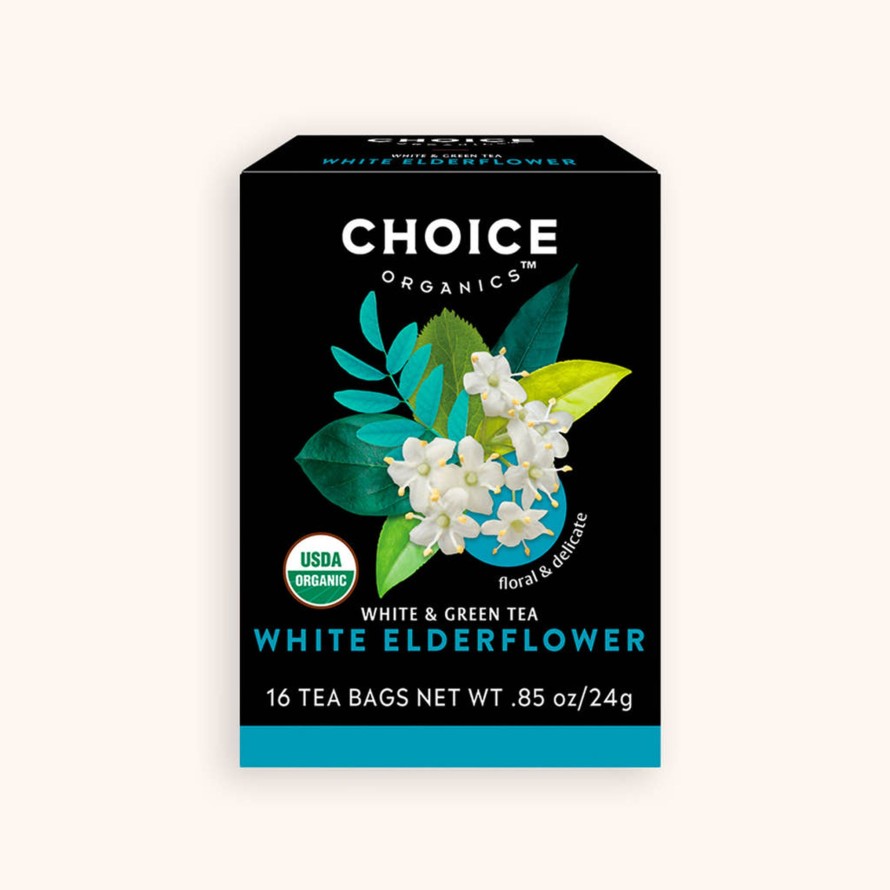 Tea Shop Choice Organics Green | White Elderflower